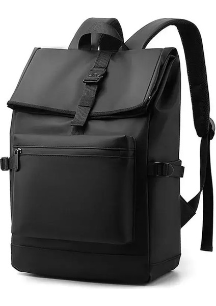 17INCH Moda Sırt Çantası Çanta Büyük Kapasiteli Çok Işlevli Dizüstü Bilgisayar Sırt Çantaları Okul Çantası Kentsel Erkekler Iş Backpackcolor: Black (Yurt Dışından)
