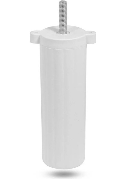 Bro Ayarlanabilir Mobilya Kanepe Baza Koltuk Destek Ayağı M8 Civata Ayarlı Beyaz Ayakları 14 cm