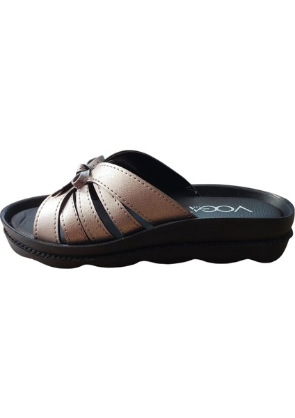 1708 Platin Comfort Casual Anatomik Günlük Terlik fırsatları