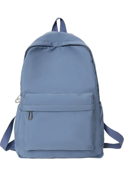 Yeni Kadın Moda Erkekler Yüksek Kapasiteli Su Geçirmez Kolej Sırt Çantası Moda Kadın Dizüstü Bilgisayar Çantaları Sevimli Kız Seyahat Kitap Çantası Serin Renk: Mavi Çanta (Yurt Dışından)