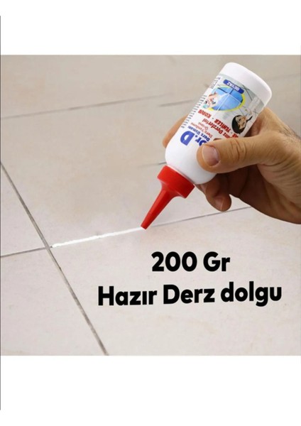 Fayans Arası Beyaz Tamir Derz Yenileme Dolgusu Hazır Derz Dolgusu 200GR modelleri