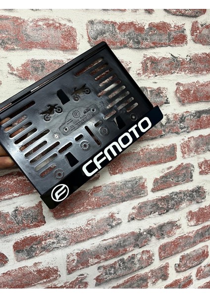 3ADİJİTAL Siyah Cfmoto Pleksi Motor Plakalığı modelleri