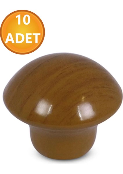 Mobilya Mutfak Çekmece Dolap Dolabı Kapak Kulbu Kulpu Kulpları Meşe Mantar Düğme Metal 10 Adet modelleri