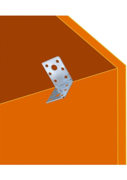 L Demiri Mobilya Eşya Dolap Duvara Sabitleme Köşebent Bağlantı Aparatı Gönye 50X50X35 mm 10 Adet modelleri