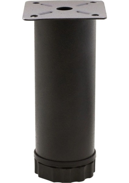 Metal Ayakları 12 cm Ayarlanabilir Mobilya Kanepe Koltuk Baza Yükseltme Yükseltici Ayağı Siyah