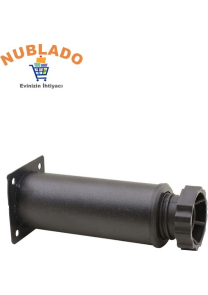 Metal Ayakları 12 cm Ayarlanabilir Mobilya Kanepe Koltuk Baza Yükseltme Yükseltici Ayağı Siyah fırsatları