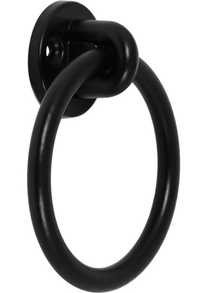 Sarkaç Metal Halka Kulp (Mat Siyah) Mobilya Mutfak Çekmece Dolap Dolabı Kulpu Kulpları Kulbu.