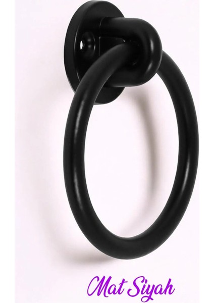 Sarkaç Metal Halka Kulp (Mat Siyah) Mobilya Mutfak Çekmece Dolap Dolabı Kulpu Kulpları Kulbu. modelleri