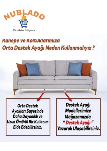 Dolap Mobilya Metal Kanepe Baza Koltuk Çekyat Destek Ayağı Ayakları M8CIVATA Krom Metal 10CM fırsatları