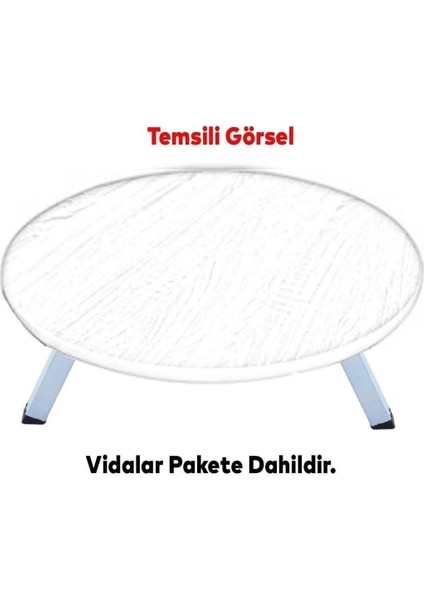 Yer Sofra Ayağı Ayak Metal Plastik Siyah Taban Katlanır Yer Sofrası Sini Altı 20 cm (4 Adet) fiyatları