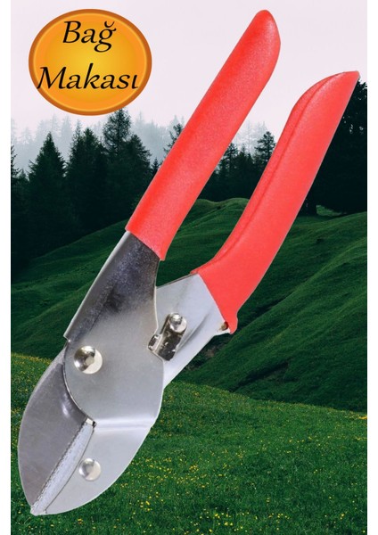 Maxgarden Örs Tipi Budama Makası Bahçe Bitki Çiçek Ağaç Dal Budama Makası 8".