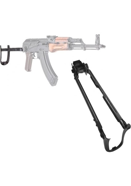 AK47 Full Metal Alt Tarafa Katlanan Seyyar Dipçik