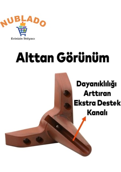 Lüks Mobilya Kanepe Koltuk Tv Ünitesi Baza Yükseltici Ayağı Ayakları 14 cm Ahşap Desenli Ayak indirimleri