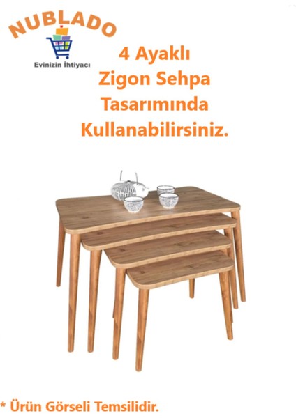 Ahşap Mobilya Ayağı 4 Adet Aparatlı 45 cm Sehpa Zigon Orta Masa Puf Tabure Tv Ünitesi Ayakları M8 indirimleri