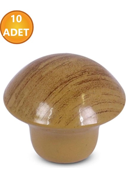 Mobilya Mutfak Çekmece Dolap Dolabı Kapak Kulbu Kulpu Kulpları Kayın Mantar Düğme Metal 10 Adet modelleri