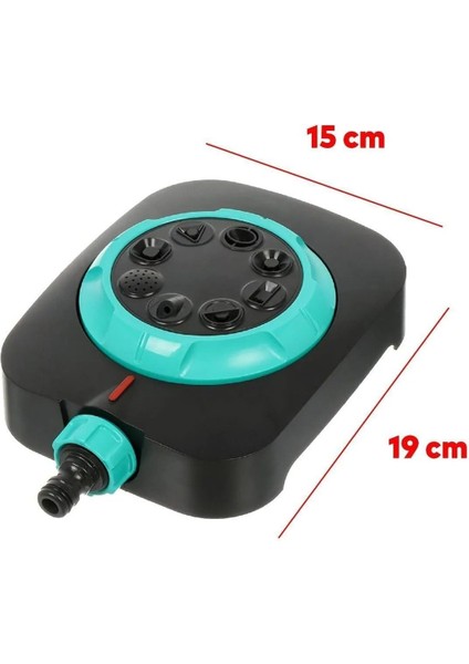 Tablalı Hareketli Su Tabancası Fıskiyesi 8 Fonksiyonlu Bahçe Çim Sulama Aparatı Plastik DY6029GMFT. indirimleri