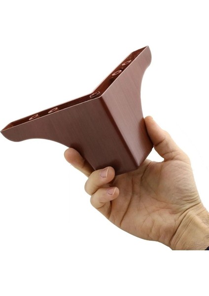 Grow Lüks Mobilya Kanepe Koltuk Baza Yükseltici Ayağı 10 cm Kahverengi Ahşap Desenli Ayakları fırsatları