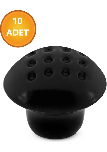Mobilya Mutfak Çekmece Dolap Dolabı Kapak Kulbu Kulpu Kulpları Siyah Mantar Düğme Metal 10 Adet modelleri