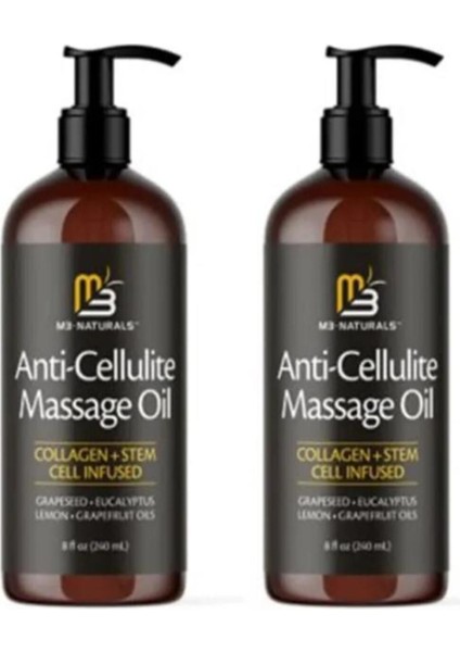 Anti Cellulıte Yağı Yakıcı Bakım Yağı 240 ml 2 Adet