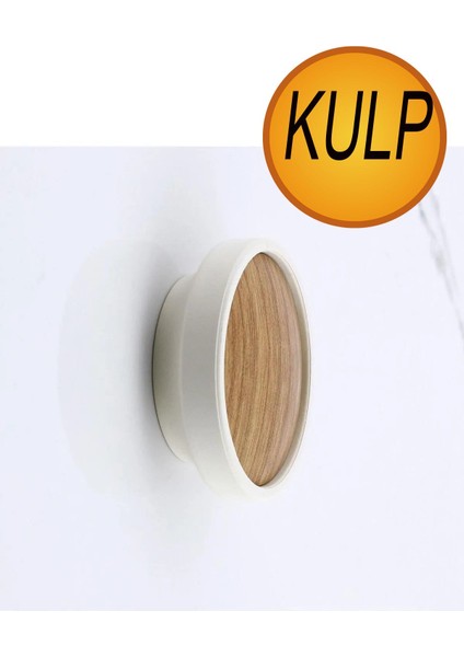 Satrün Kulp Düğme Ahşap Desenli Aytaşı Çekmece Mutfak Mobilya Dolabı Dolap Kulpu Kulbu Kulpları
