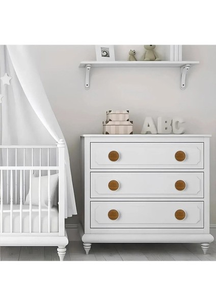 Satrün Kulp Düğme Ahşap Desenli Aytaşı Çekmece Mutfak Mobilya Dolabı Dolap Kulpu Kulbu Kulpları indirimleri