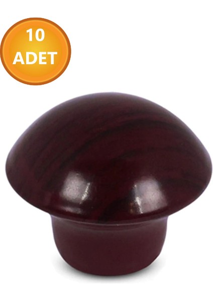 Mobilya Mutfak Çekmece Dolap Dolabı Kapak Kulbu Kulpu Kulpları Maun Mantar Düğme Metal 10 Adet modelleri