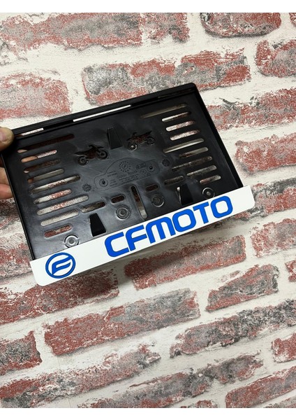 3ADİJİTAL Beyaz Cfmotopleksi Motor Plakalığı