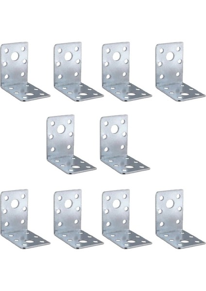 L Demiri Mobilya Eşya Dolap Duvara Sabitleyici Köşebent Bağlantı Aparatı Gönye 60X60X45 mm 10 Adet modelleri