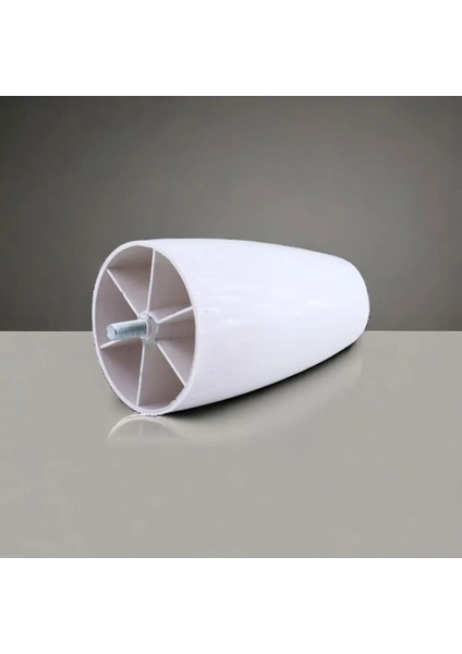 Vidalı Oval Plastik 12 cm Mobilya Dolap Kanepe Koltuk Baza Yükseltici Ayağı Ayakları