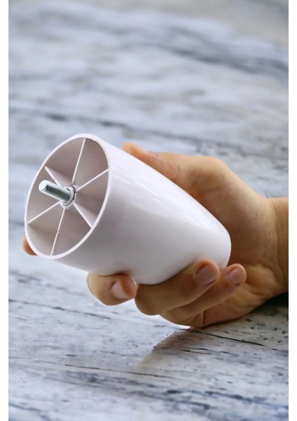 Vidalı Oval Plastik 12 cm Mobilya Dolap Kanepe Koltuk Baza Yükseltici Ayağı Ayakları modelleri