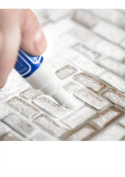 Mermer Fayans Derz Dolgusu Boyama Boyası Kalemi Beyaz Hızlı Kuruyan Su Bazlı Kokusuz Kalıcı Yenileme fırsatları