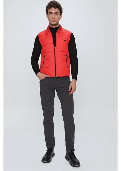 Düz Desenli Slim Fit Yelek 1009225153 fırsatları