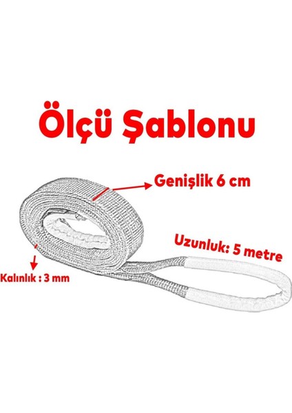 Vinç Sapan Polyester Spanzet 2 Ton 5 Metre Turkuaz Sağlam Yük Kaldırma Taşıma Indirme Caraskal Halat fiyatları