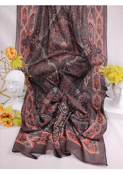 Glamour-Pamuklu-Etnik-Soft Şal