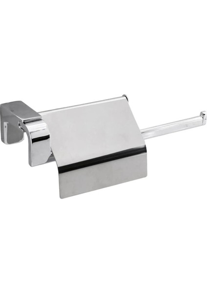 Mutfak Aparat Uzun Kağıt Havluluk Banyo Lavabo Kapaklı Kağıtlık 26 cm Metal Sağlam Krom fırsatları