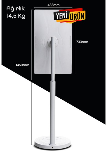 32 inç 81 Ekran Smart Dokunmatik Döndürülebilir Ekran Full HD TV