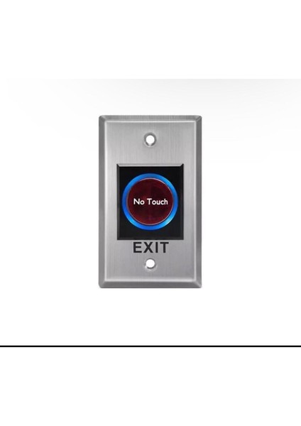 No Touch Dar Tip Temassız Çıkış Butonu – Paslanmaz Metal, Dikey Panel