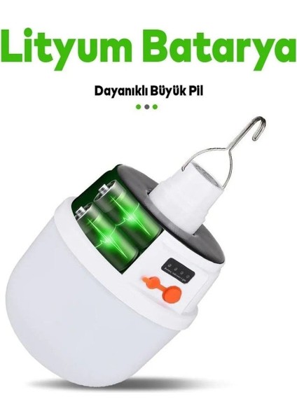 Ledli El Feneri Işıldak Kamp Lambası Güneş Enerjili Şarjlı Pilli Portatif Gece Lambası 30 W. indirimleri