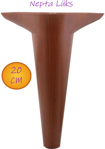 Nepta Lüks Mobilya Kanepe Koltuk Tv Ünitesi Konsol Yükseltici Ayağı Ayakları 20 cm Ahşap Desenli.