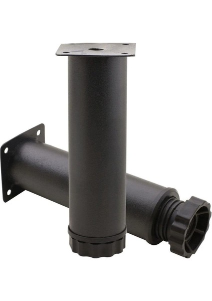 Hobit Ayarlanabilir Metal 15 cm Siyah Mobilya Kanepe Koltuk Baza Yükseltici Destek Ayağı Ayakları indirimleri