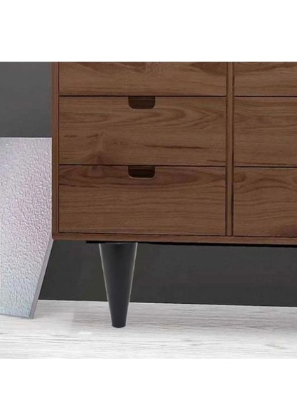 Mobilya Baza Koltuk Kanepe Puf Orta Konik Destek Yükseltme Yükseltici Ayağı Siyah 15 cm Ayakları fırsatları