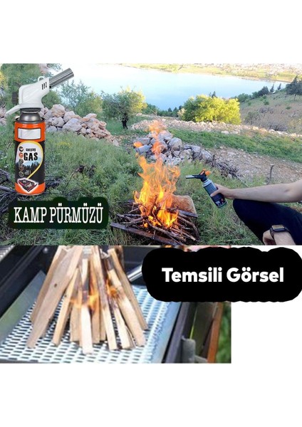Kamp Gazı Bütan Propan Gaz Tüpü Portatif Ocak Kartuşu Tek Kullanımlık Pürmüz 400 ml 1 Adet fiyatları