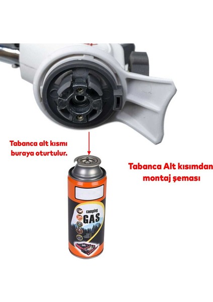 Kamp Gazı Bütan Propan Gaz Tüpü Portatif Ocak Kartuşu Tek Kullanımlık Pürmüz 400 ml 1 Adet fırsatları
