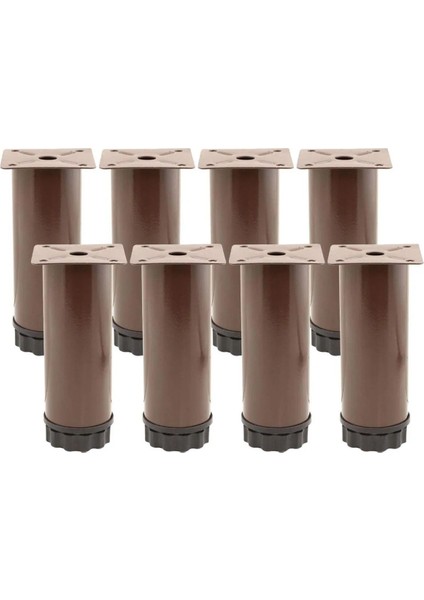 Ayarlanabilir Mobilya Kanepe Koltuk Metal Destek Yükseltici Kahve Ayağı 15 cm Ayakları 8 Adet fiyatları