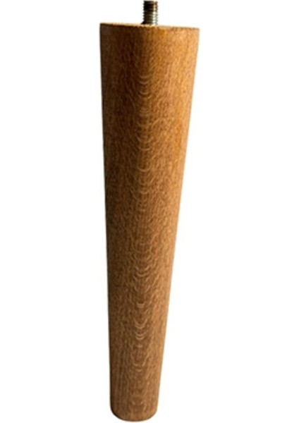 Ahşap Dolap Mobilya Koltuk Kanepe Ayağı Ayakları M8 12 cm (Açık Meşe) Bağlantı Aparatlı 4'lü Set fiyatları