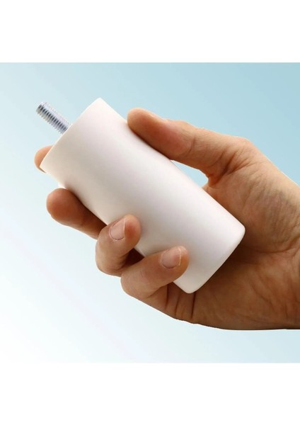 Bro Mobilya Kanepe Koltuk Baza Yükseltme Yükseltici M8 Civatalı Destek Ayağı Ayakları Beyaz 10CM modelleri