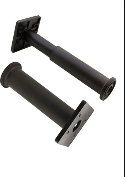 Modül Ayarlanabilir Destek Ayağı 15 x 23 cm Siyah Ayak Mobilya Kanepe Baza Koltuk Ünite Ayakları indirimleri