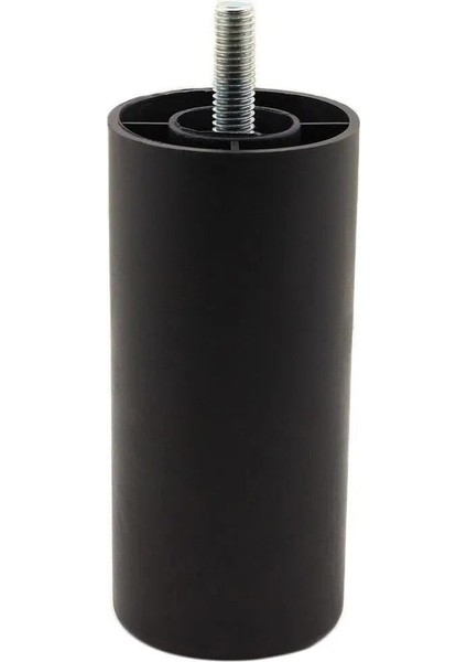 Bro Mobilya Kanepe Koltuk Baza Yükseltme Yükseltici M8 Civatalı Destek Ayağı Ayakları Siyah 10CM