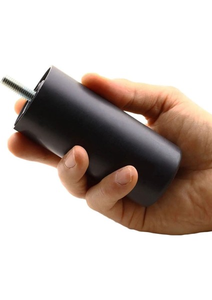 Bro Mobilya Kanepe Koltuk Baza Yükseltme Yükseltici M8 Civatalı Destek Ayağı Ayakları Siyah 10CM modelleri