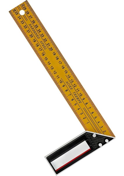 Alüminyum L Gönye Sarı Gönye Cetvel Kaynak Kaynakçı Marangoz Gönyesi 300 mm modelleri